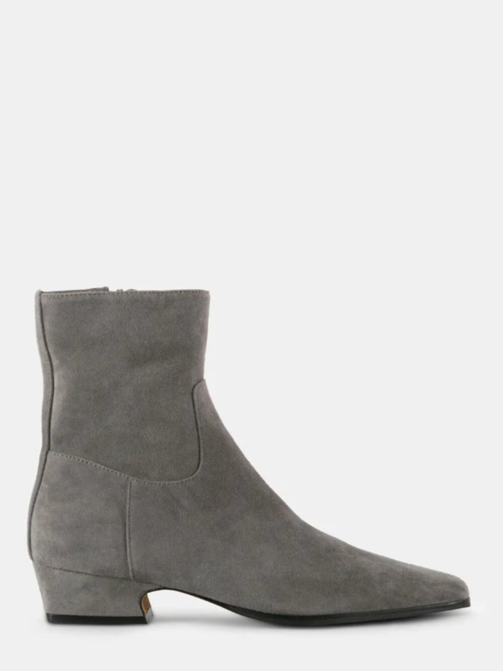 Steve Madden Dusty Classic Ankle Boots Grey Suede - Size 8.5